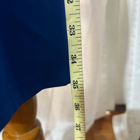 GUESS Spaghetti Strap Square Neck Short Cocktail Body Con Dress Sz 4 in Blue - Picture 7 of 10